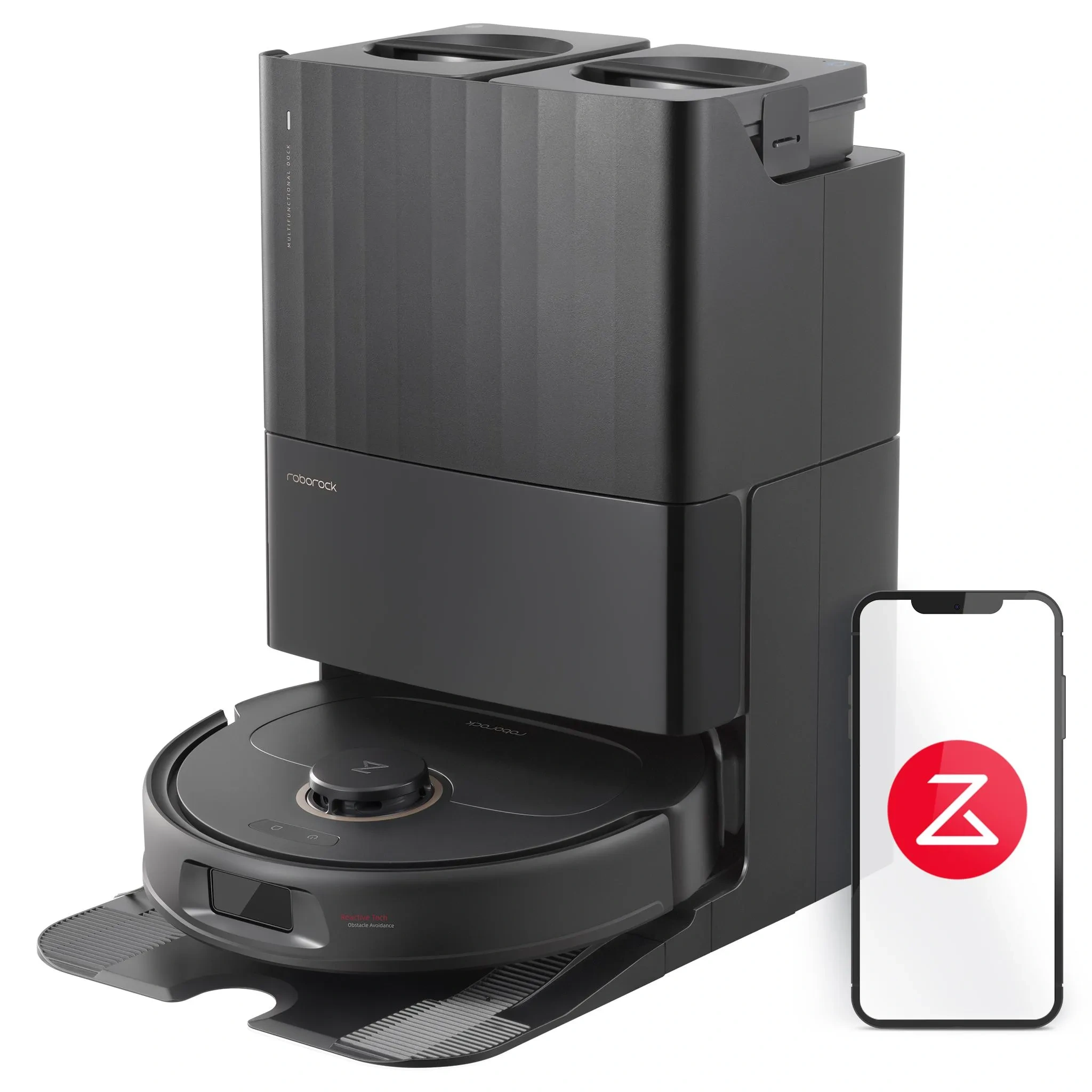 Roborock Qrevo Pro – Staubsaugerroboter mit All-in-One-Dock & 60 °C Heißwasser-Moppwäsche