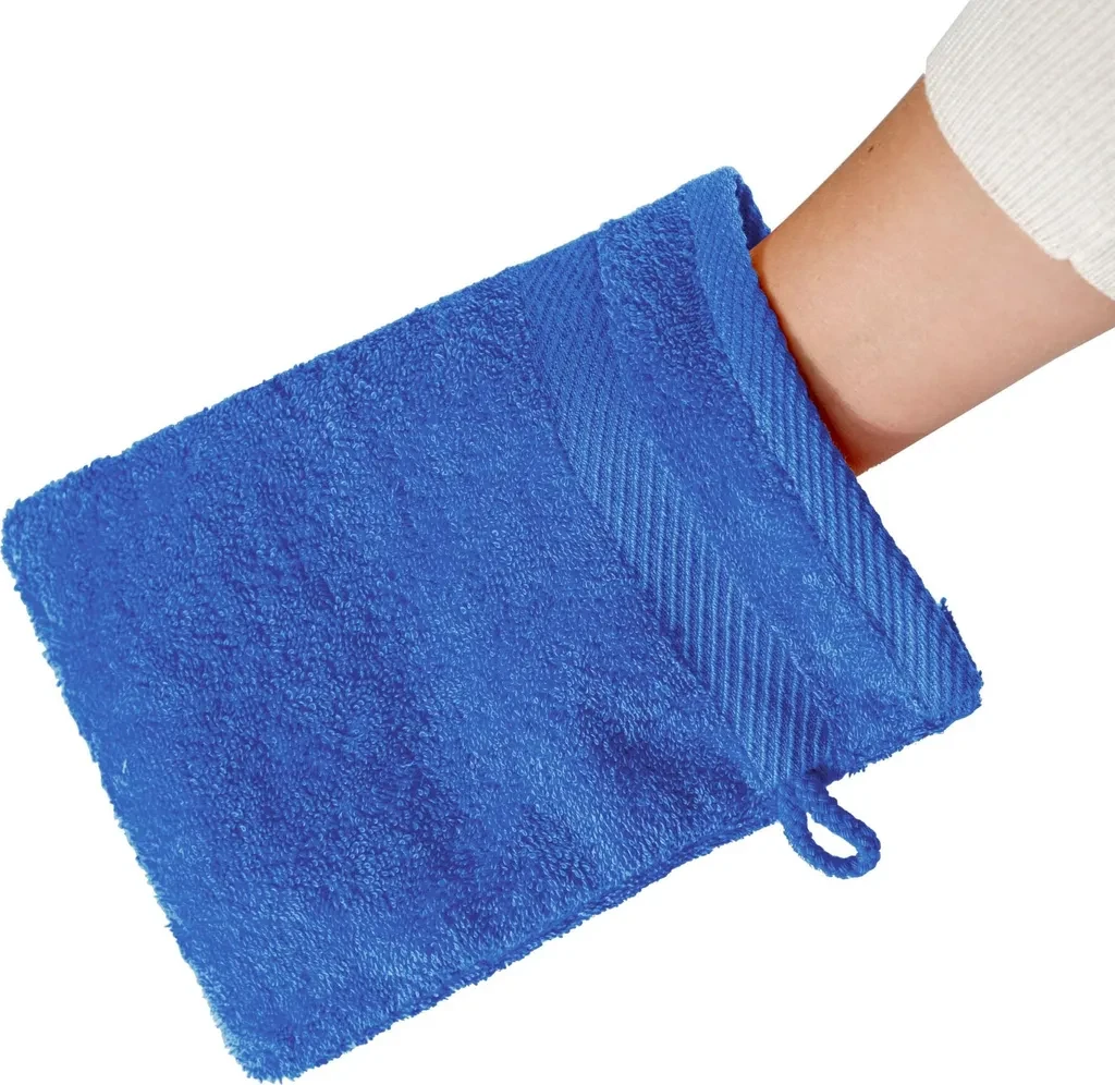 etérea Carli Frottee Handtücher – Waschhandschuh 15×21 cm, Blau etérea Carli Frottee Handtücher – Waschhandschuh 15×21 cm, Blau