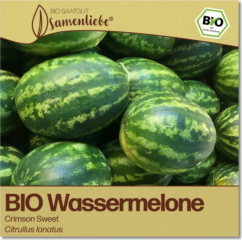 Samenliebe Wassermelonen Samen – Sorte „Crimson Sweet“ (10 Samen) Samenliebe Wassermelonen Samen – Sorte „Crimson Sweet“ (10 Samen)